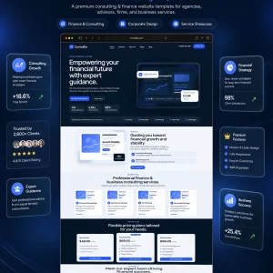 Consultia Business Consulting HTML Şablon