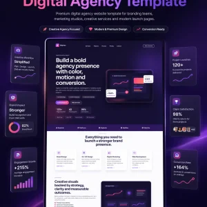 Diginex Digital Agency HTML Şablon