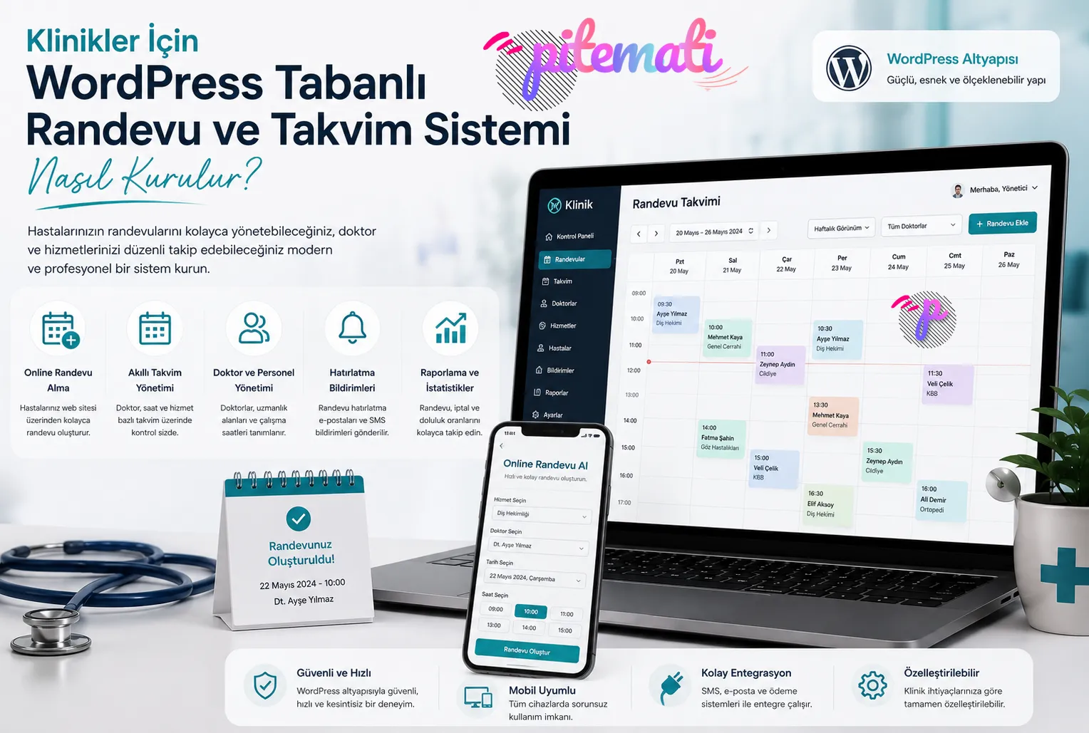 Как настроить систему записи на прием и календарь на основе WordPress для клиник?