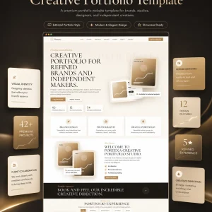 Portexa Creative Portfolio HTML Şablon