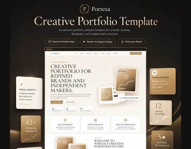 Portexa Creative Portfolio HTML Template