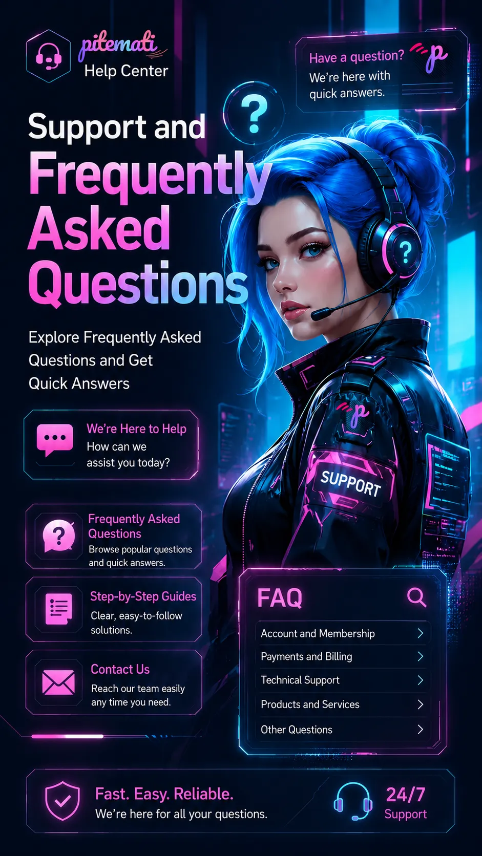 Get quick answers by reviewing our Frequently Asked Questions section.