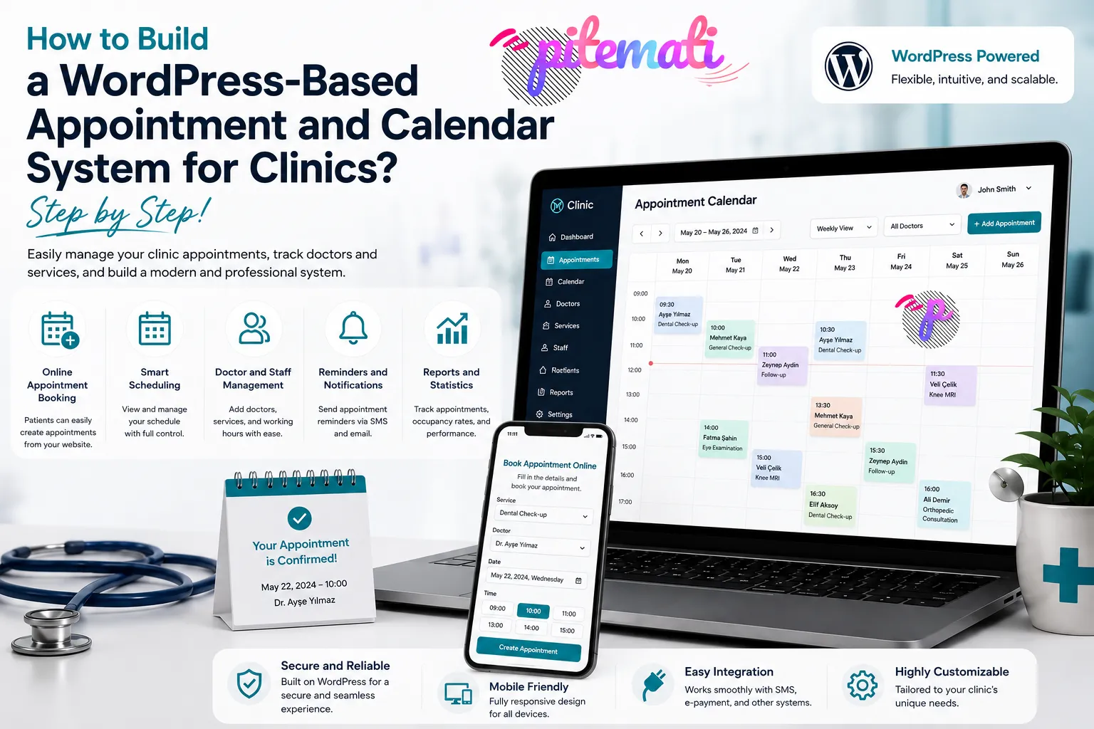 How to Set Up a WordPress-Based Appointment and Calendar System for Clinics?