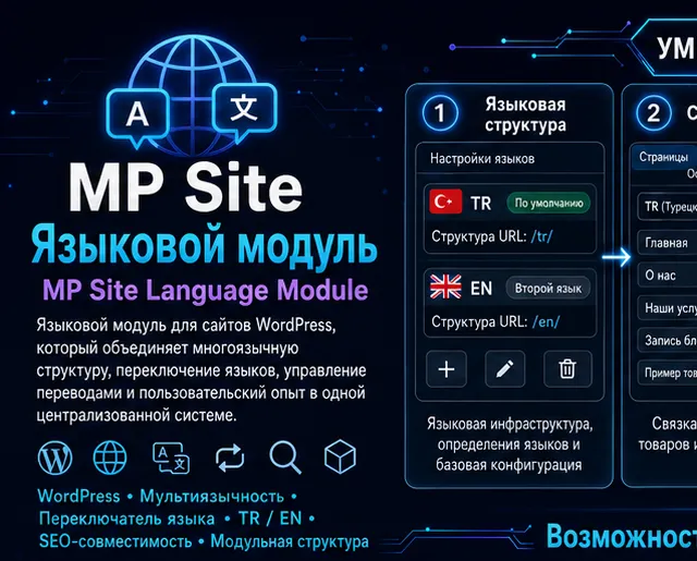 Модуль языка сайта MP